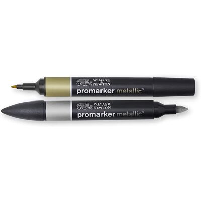 Winsor & Newton Promarker Metál Arany Ezüst - Szett Winsor & Newton Promarker Metál Arany Ezüst - Szett