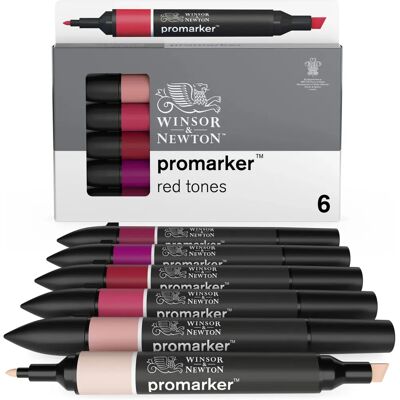 Ensemble de marqueurs Winsor & Newton - Tons rouges - Set de marqueurs - Publicité Ensemble de marqueurs Winsor & Newton - Tons rouges - Set de marqueurs - Publicité