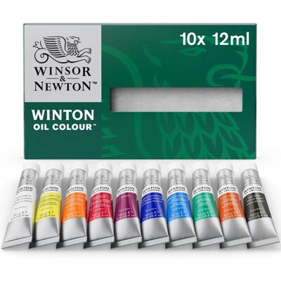 Winsor & Newton Winton Oil Colour Set of 10 - Oil Paints Winsor & Newton Winton Oil Colour Set of 10 - Oil Paints