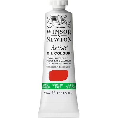 Winsor & Newton Serie 4 Cadmiumfrei Roter Öl-Farbe Winsor & Newton Serie 4 Cadmiumfrei Roter Öl-Farbe