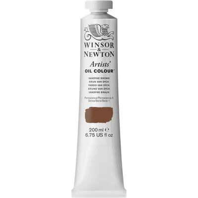 Winsor & Newton Vandyke Braun Ölfarbe - 200ml - Öl Farbe Winsor & Newton Vandyke Braun Ölfarbe - 200ml - Öl Farbe