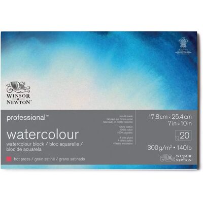 Winsor & Newton - Professionella Block - 300gsm - Akvarellblock Winsor & Newton - Professionella Block - 300gsm - Akvarellblock