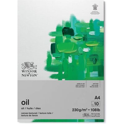 Winsor & Newton Olje- och akrylpapper A4 - Yta som duk Winsor & Newton Olje- och akrylpapper A4 - Yta som duk
