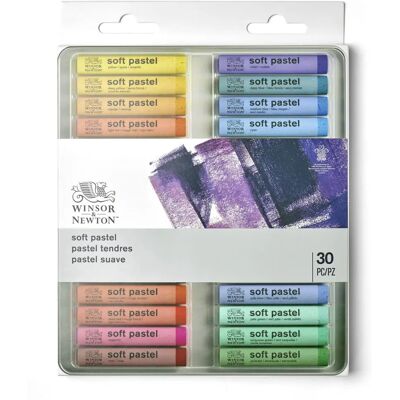 Winsor & Newton Pastels Mou – Ensemble de 30 Winsor & Newton Pastels Mou – Ensemble de 30