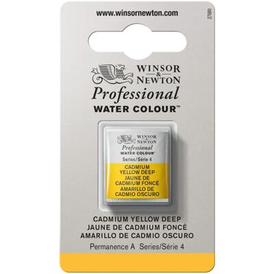 Winsor & Newton Professional Wasserfarben Half Pans - Kadmium Gelb Tief - Wasserfarben-Set Winsor & Newton Professional Wasserfarben Half Pans - Kadmium Gelb Tief - Wasserfarben-Set