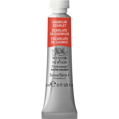 Winsor & Newton Professional Watercolour Cadmium Scarlet - Watercolour Paint Winsor & Newton Professional Watercolour Cadmium Scarlet - Watercolour Paint