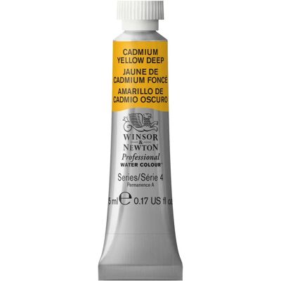 Winsor & Newton Aquarelle Professionnelle - Jaune de Cadmium Profond S4 - Publicité Winsor & Newton Aquarelle Professionnelle - Jaune de Cadmium Profond S4 - Publicité