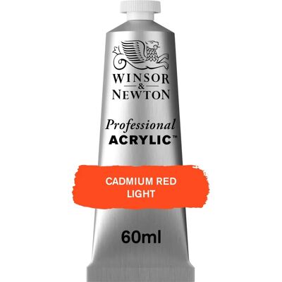 Peinture Acrylique Rouge Cadmium Clair Série 3 Winsor & Newton - Fournitures d'Art Peinture Acrylique Rouge Cadmium Clair Série 3 Winsor & Newton - Fournitures d'Art