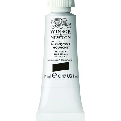 Winsor & Newton Ontwerpers Gouache Zwart Jet - Gouacheverf Winsor & Newton Ontwerpers Gouache Zwart Jet - Gouacheverf