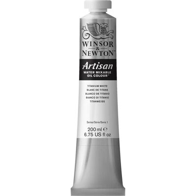 Winsor & Newton Artisan Vattenbaserad oljemålning - Titanvit - 200ml Winsor & Newton Artisan Vattenbaserad oljemålning - Titanvit - 200ml