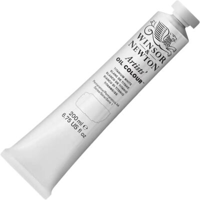 Winsor & Newton Künstler-Ölfarbe 200ml Titanweiß - Ölmalerei Winsor & Newton Künstler-Ölfarbe 200ml Titanweiß - Ölmalerei
