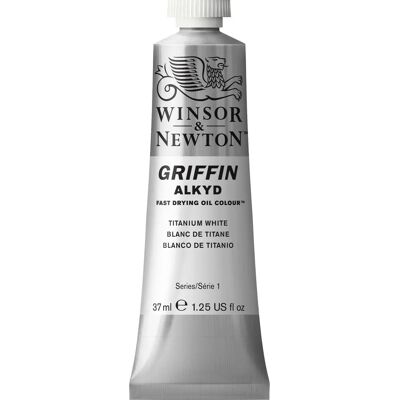 Winsor & Newton Griffin Alkyd Oil Paint - Titanium White - 37ml Winsor & Newton Griffin Alkyd Oil Paint - Titanium White - 37ml