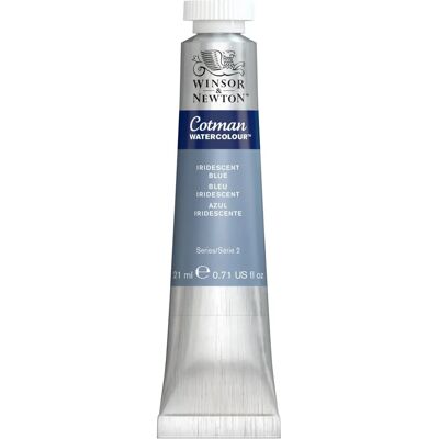 Peinture aquarelle Winsor & Newton Cotman - Bleu Iridescent 8ml Peinture aquarelle Winsor & Newton Cotman - Bleu Iridescent 8ml