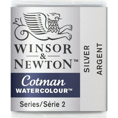 Winsor & Newton Cotman Aquarelle Pan Argent - Aquarelle - Publicité Winsor & Newton Cotman Aquarelle Pan Argent - Aquarelle - Publicité