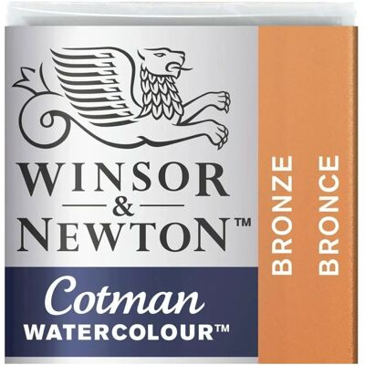 Winsor & Newton - Cotman Water Colour - Bronze - Demi pastille - Publicité Winsor & Newton - Cotman Water Colour - Bronze - Demi pastille - Publicité