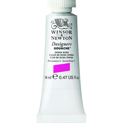 Winsor & Newton Designer Gouache Tube - Opera Rose - 14ml - Gouache Paint Winsor & Newton Designer Gouache Tube - Opera Rose - 14ml - Gouache Paint
