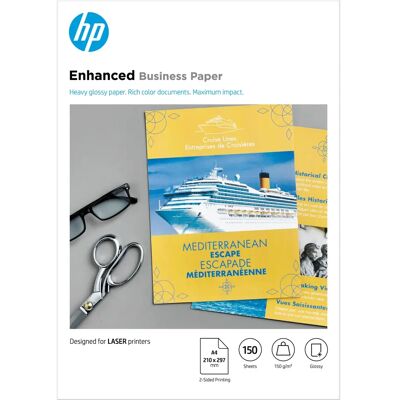 Lesklý Obchodní Papír HP - A4 - 150 g/m² - 150 listů Lesklý Obchodní Papír HP - A4 - 150 g/m² - 150 listů