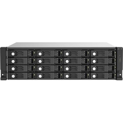 QNAP TL-R1620Sep-RP Boîte de disque dur - 16 baies - Noir, Gris - Montage en rack - 3U QNAP TL-R1620Sep-RP Boîte de disque dur - 16 baies - Noir, Gris - Montage en rack - 3U