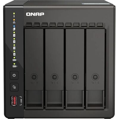 QNAP TS-453E NAS Tower - Intel Celeron J6412 - 8 GB - Black QNAP TS-453E NAS Tower - Intel Celeron J6412 - 8 GB - Black