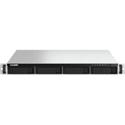 QNAP TS-464U-RP 4-Bay NAS Rack - 8GB DDR4 - Black - Network Storage QNAP TS-464U-RP 4-Bay NAS Rack - 8GB DDR4 - Black - Network Storage