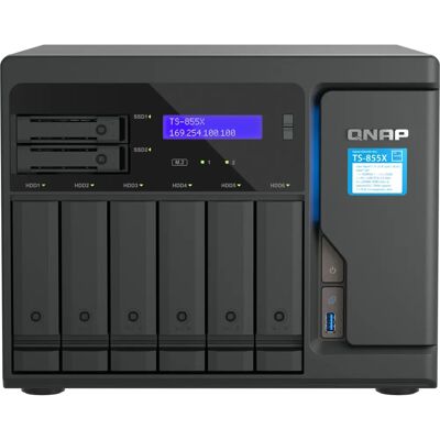 QNAP - TS-855X - 8-Bay - 8 GB RAM - NAS QNAP - TS-855X - 8-Bay - 8 GB RAM - NAS
