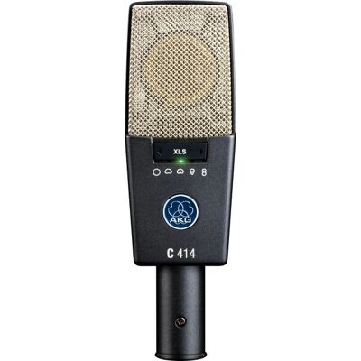 Microfono AKG C414 XLS - Grande diaframma, Multimodale, Grigio e Argento Microfono AKG C414 XLS - Grande diaframma, Multimodale, Grigio e Argento
