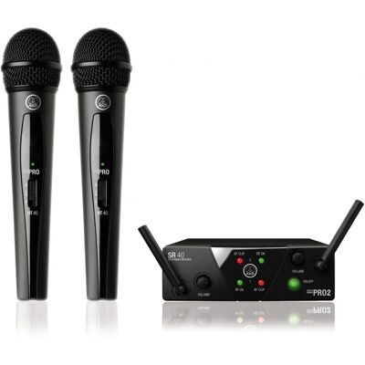 AKG WMS 40 Mini Dual Vocal - Microfono wireless AKG WMS 40 Mini Dual Vocal - Microfono wireless