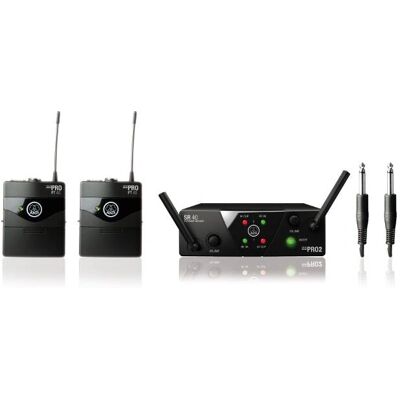 Sistema microfoni wireless AKG WMS 40 Mini Dual - Wireless Microphone System Sistema microfoni wireless AKG WMS 40 Mini Dual - Wireless Microphone System