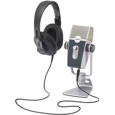 Ensemble Microphone et Casque AKG Lyra K371 - Pack Microphone et Casque - Publicité Ensemble Microphone et Casque AKG Lyra K371 - Pack Microphone et Casque - Publicité