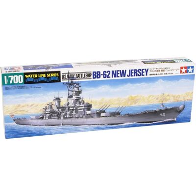 TAMIYA 31614 Barco de guerra de la Marina de EE. UU. BB62 New Jersey 1:700 Kit de modelo TAMIYA 31614 Barco de guerra de la Marina de EE. UU. BB62 New Jersey 1:700 Kit de modelo