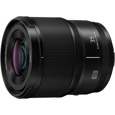 Obiettivo Fotocamera Panasonic S-S35 - Grandangolare Nero Obiettivo Fotocamera Panasonic S-S35 - Grandangolare Nero