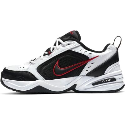 Nike Air Monarch IV - Men's Sneakers - White-Black - 415445-101 Nike Air Monarch IV - Men's Sneakers - White-Black - 415445-101