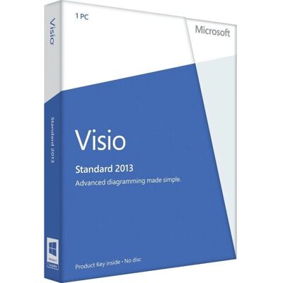 Microsoft Visio Professional 2013 - Diagramming Software - 1 License Microsoft Visio Professional 2013 - Diagramming Software - 1 License