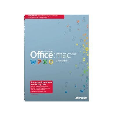 Microsoft Office Mac University 2011 - SP1 - Bildungs Office Suite Microsoft Office Mac University 2011 - SP1 - Bildungs Office Suite