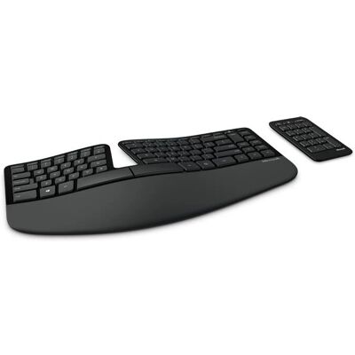 Microsoft Modelo 5KV-00003 Teclado Ergonómico Inalámbrico - Oficina Microsoft Modelo 5KV-00003 Teclado Ergonómico Inalámbrico - Oficina