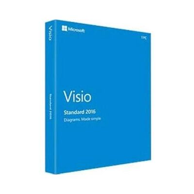 Microsoft Visio 2016 Standard - 1 Lizenz Microsoft Visio 2016 Standard - 1 Lizenz
