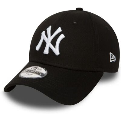 Cappello regolabile per bambini New Era 9Forty - Yankees di NY - Nero-Bianco Cappello regolabile per bambini New Era 9Forty - Yankees di NY - Nero-Bianco