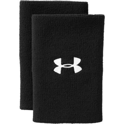 Under Armour 6" Performance Polsino Anti Sudore 2er Pack schwarz Under Armour 6" Performance Polsino Anti Sudore 2er Pack schwarz