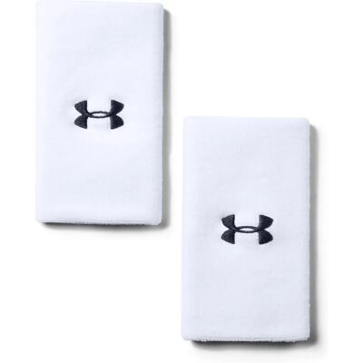 Under Armour Weiß / Schwarz Performance-Armband - Handgelenkband Under Armour Weiß / Schwarz Performance-Armband - Handgelenkband