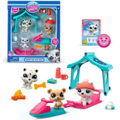 Littlest Pet Shop Snødag Lekepakke - Mysteriefigurer - Flere Farger Littlest Pet Shop Snødag Lekepakke - Mysteriefigurer - Flere Farger