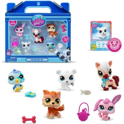 Littlest Pet Shop Winter Besties Collector Set - Ekte Mysterie Gen 7 Littlest Pet Shop Winter Besties Collector Set - Ekte Mysterie Gen 7