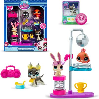 Littlest Pet Shop - Pack di Gioco Notti Disco - G137 Littlest Pet Shop - Pack di Gioco Notti Disco - G137