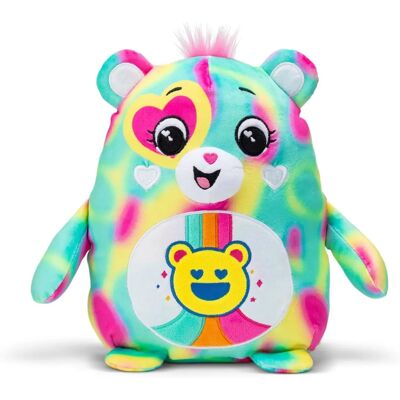 NDA TOYS Care Bears 25cm Squishies - Good Vibes Orsetto - Multicolore NDA TOYS Care Bears 25cm Squishies - Good Vibes Orsetto - Multicolore