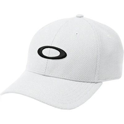 Chapeau Ellipse Blanc Oakley - Accessoire de Golf - Publicité Chapeau Ellipse Blanc Oakley - Accessoire de Golf - Publicité