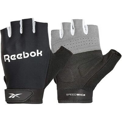Reebok XL Schwarze Fitnesshandschuhe - Fitness, Training, Gym Reebok XL Schwarze Fitnesshandschuhe - Fitness, Training, Gym