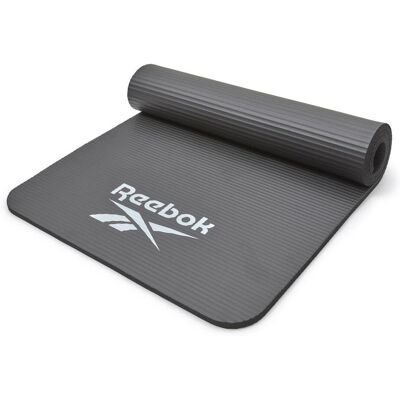 Tappetino fitness Reebok - 15mm antiscivolo durevole NBR - Nero Tappetino fitness Reebok - 15mm antiscivolo durevole NBR - Nero