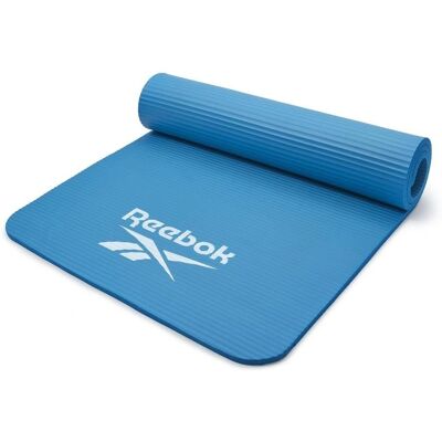 Reebok Modèle RAMT-11018BL - Tapis de yoga bleu avec sangle - Publicité Reebok Modèle RAMT-11018BL - Tapis de yoga bleu avec sangle - Publicité