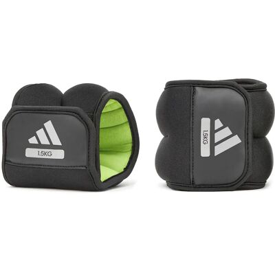 Adidas Greutăți pentru Încheieturi - 1,5kg, Negru, Verde - Greutăți pentru încheieturi Adidas Greutăți pentru Încheieturi - 1,5kg, Negru, Verde - Greutăți pentru încheieturi