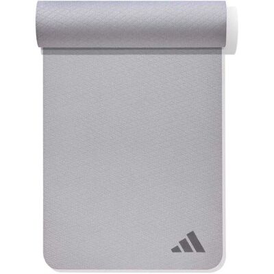 Tapis de yoga Adidas - 4mm Gris - Support & Confort - Publicité Tapis de yoga Adidas - 4mm Gris - Support & Confort - Publicité