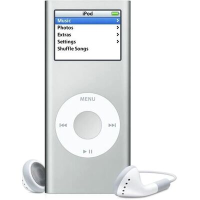 Apple iPod Nano 2G 4GB Silber - MP3-Player Apple iPod Nano 2G 4GB Silber - MP3-Player